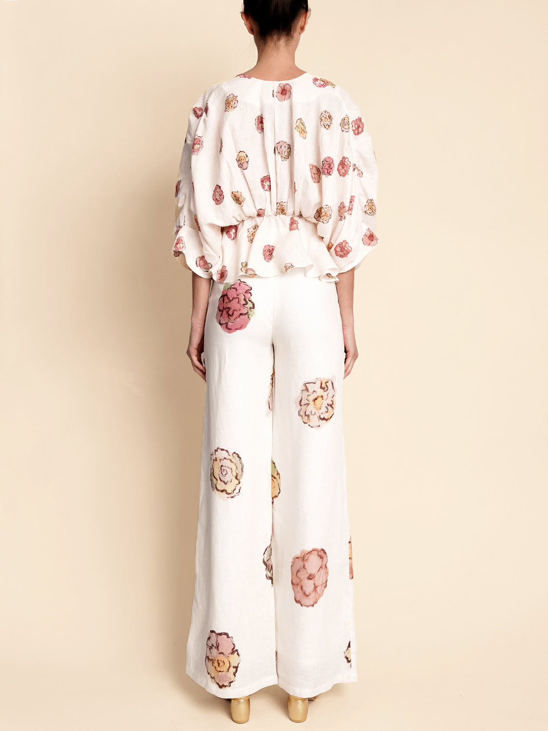 ABEL BLOUSE IVORY MINI FLORAL