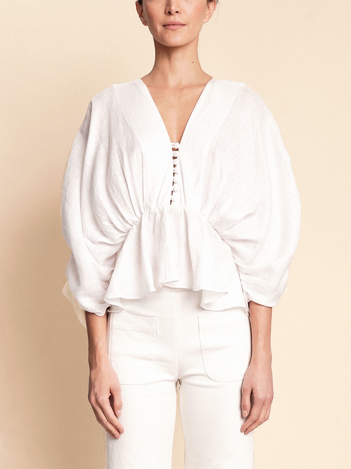 ABEL BLOUSE OFF WHITE