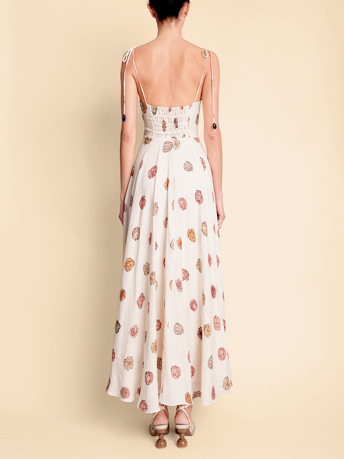 MONROE DRESS IVORY MINI FLORAL