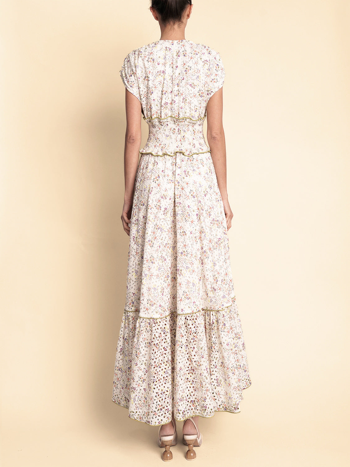 NARIÑO DRESS IVORY FLORAL