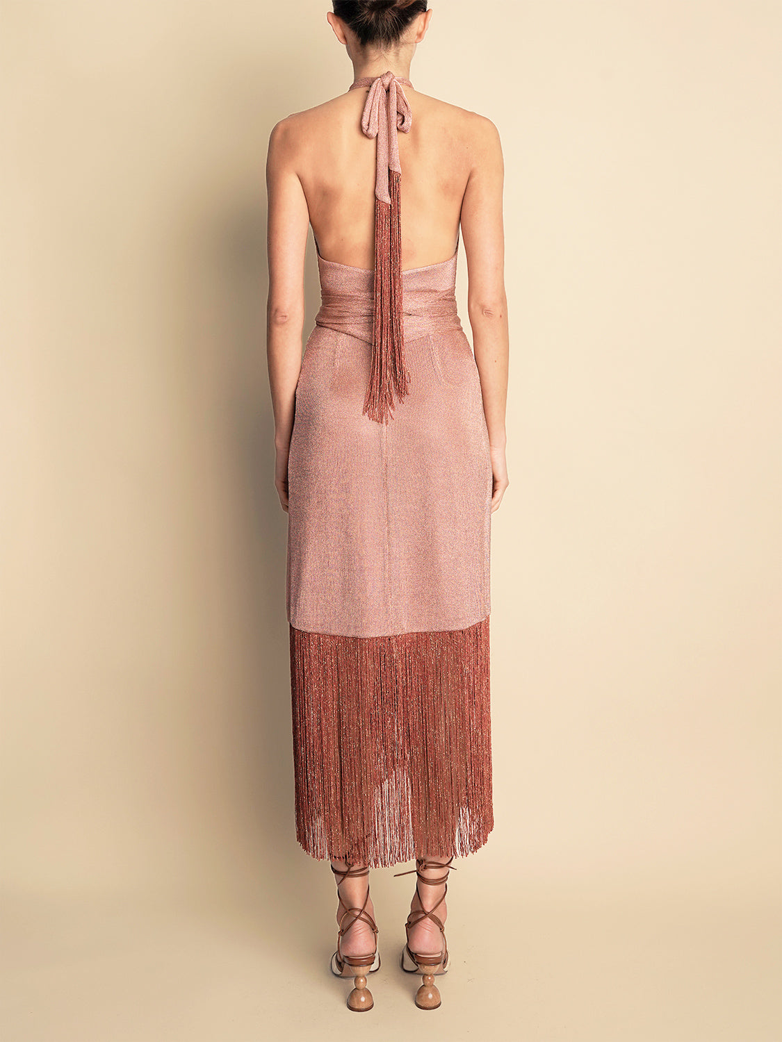 SUNSET DRESS ROSE GOLD