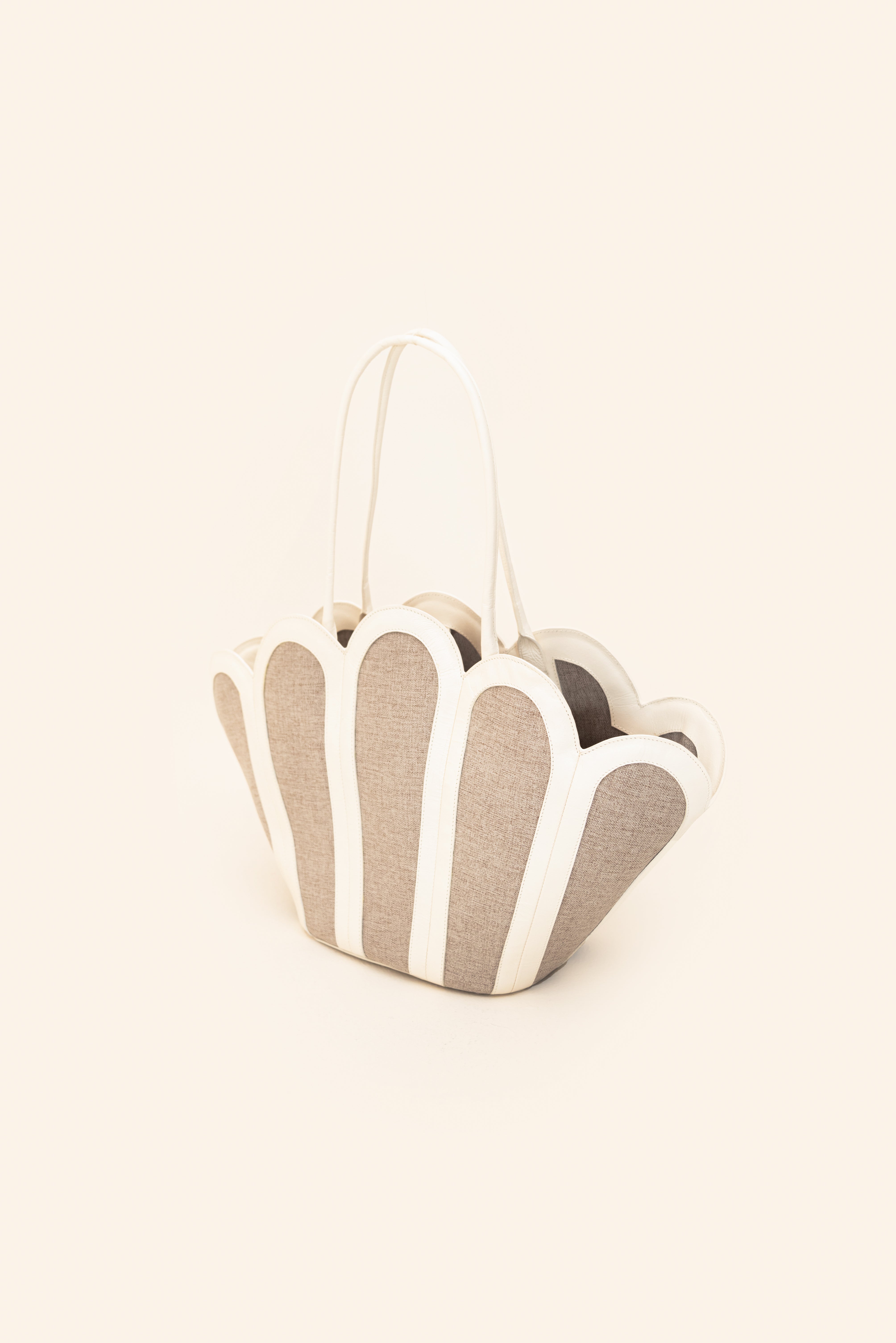 ABANICO TOTE IVORY